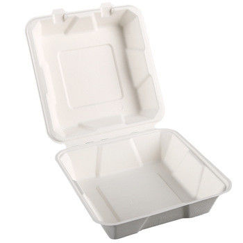 8&quot;» Compostable коробка бургера раковины X8 для упаковки еды