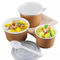 Устранимые контейнеры супа Refrigerable 40oz Kraft бумажные