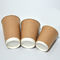 бумажные стаканчики Kraft напитка на вынос кофе стены двойника 16oz 500ml горячие с крышками