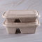Biodegradable 2 пищевого контейнера способных к возрождению багассы отсека